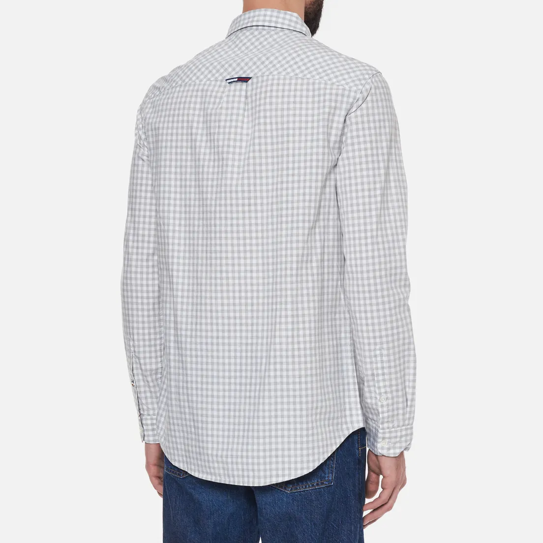 Tommy Jeans Мужская рубашка Heather Gingham