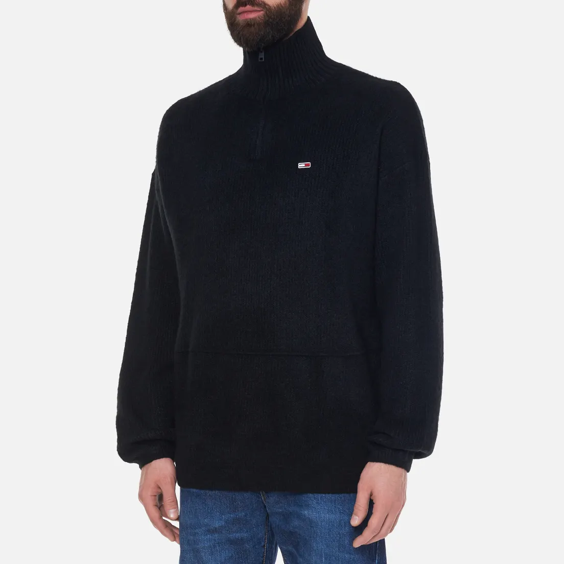 Tommy Jeans Мужской свитер Chunky Knit Zip Through