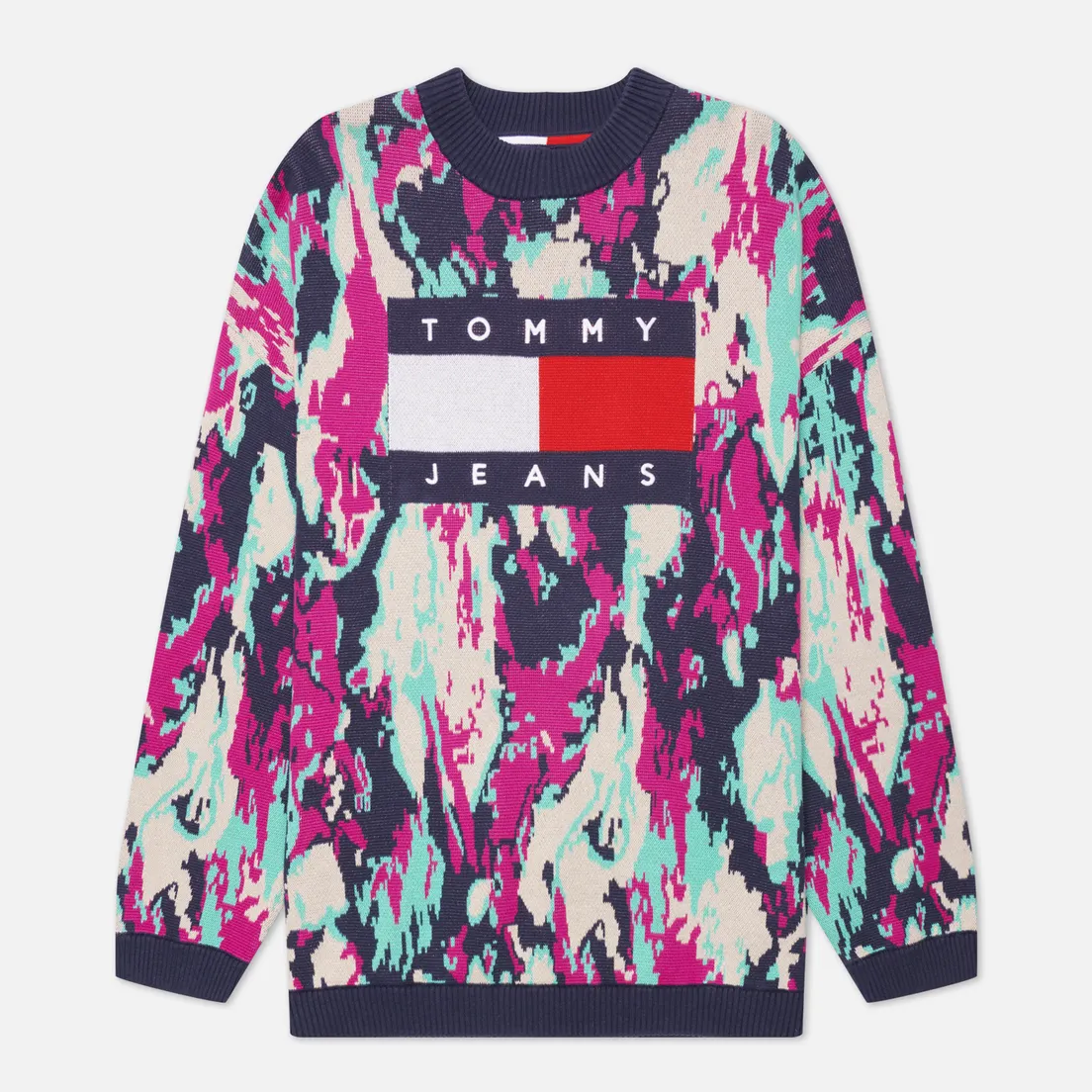 Tommy Jeans Мужской свитер Camo Flag