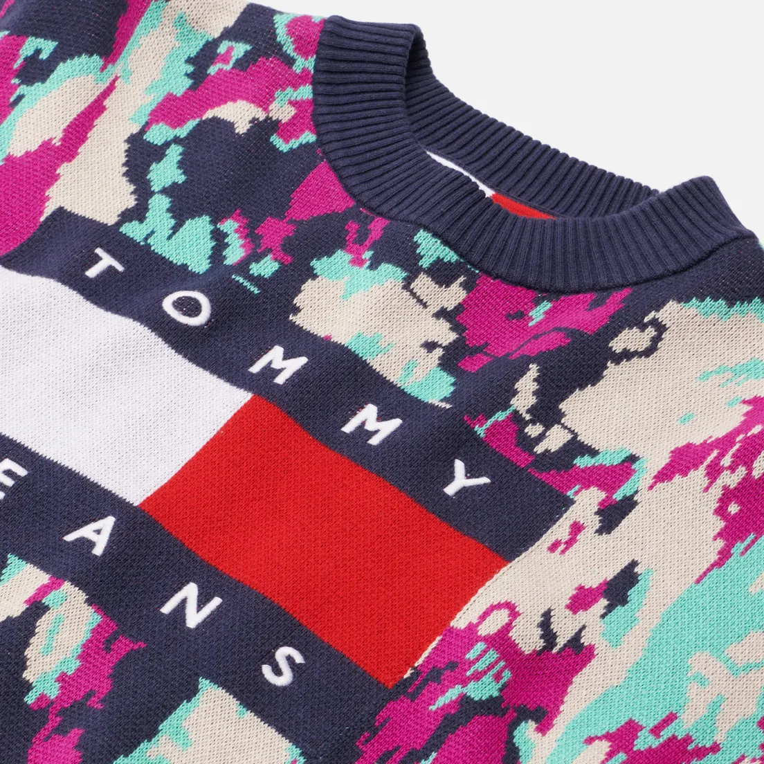 Tommy Jeans Мужской свитер Camo Flag