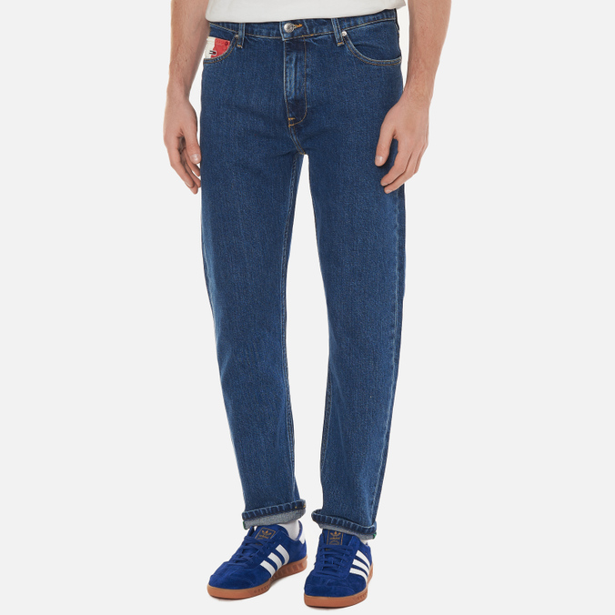 Мужские джинсы Tommy Jeans, цвет синий, размер 32/34 DM0DM114981BK Dad Regular Tapered BE753 - фото 4