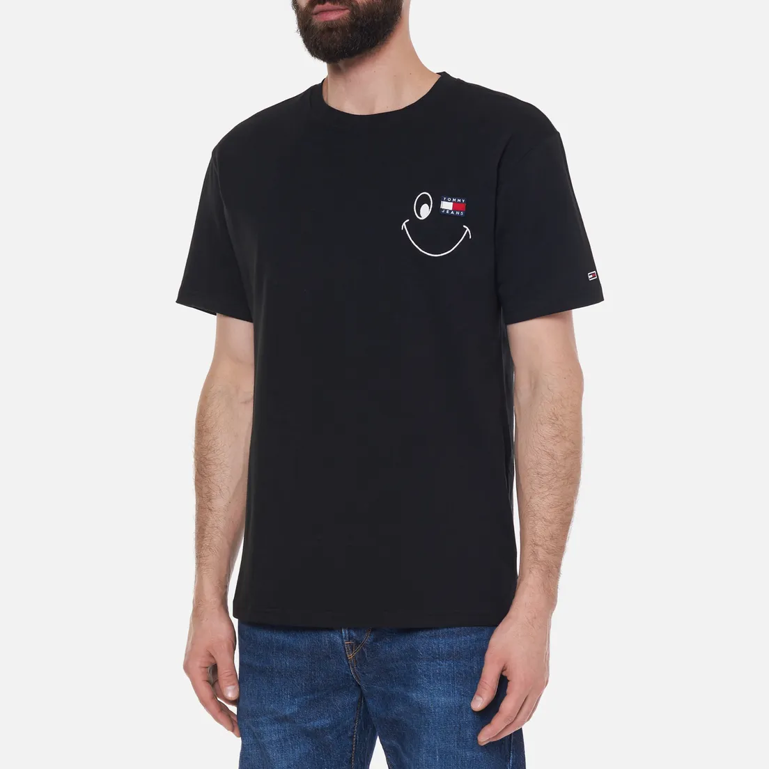 Tommy Jeans Мужская футболка Smiley Badge Graphic