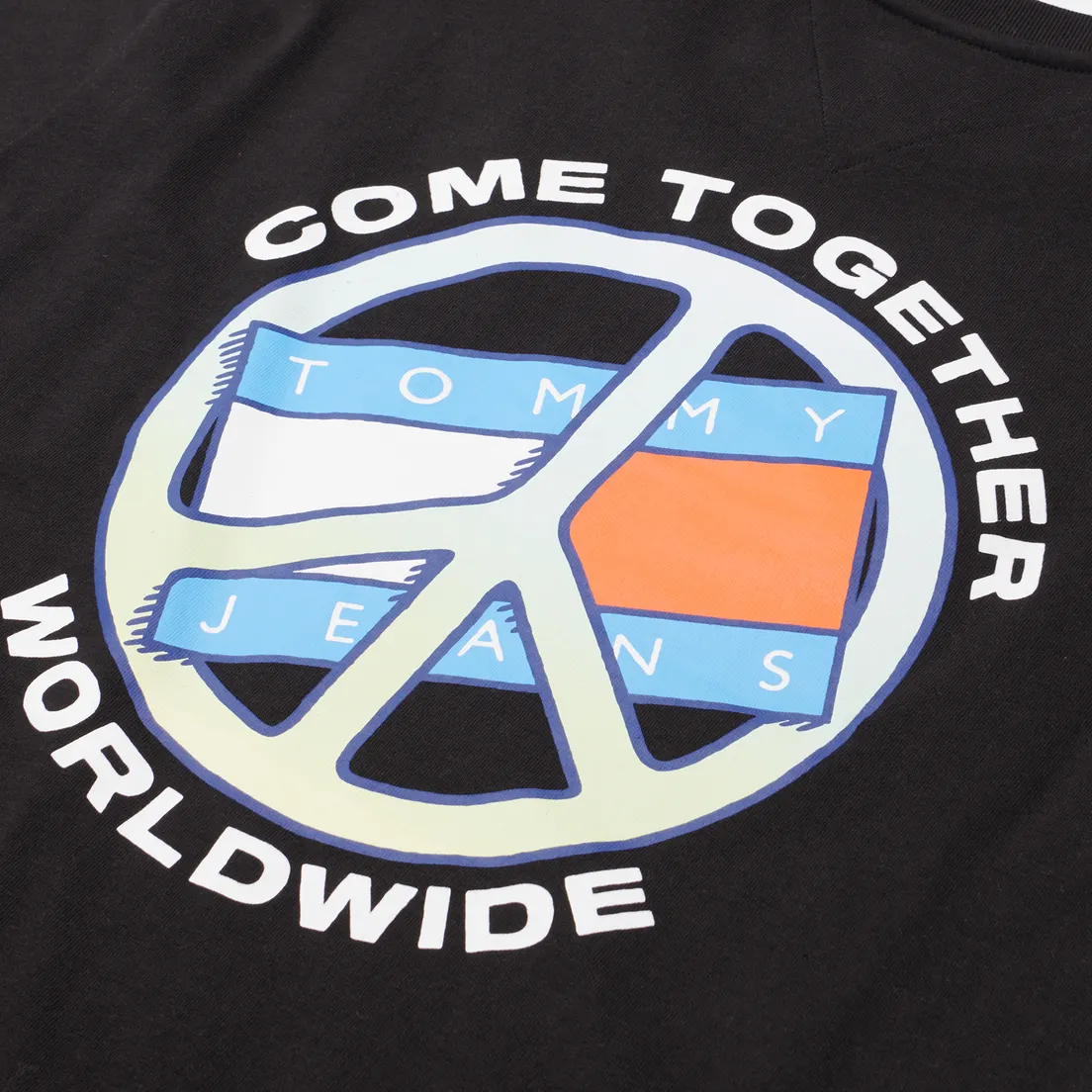 Tommy Jeans Мужская футболка Together World Peace