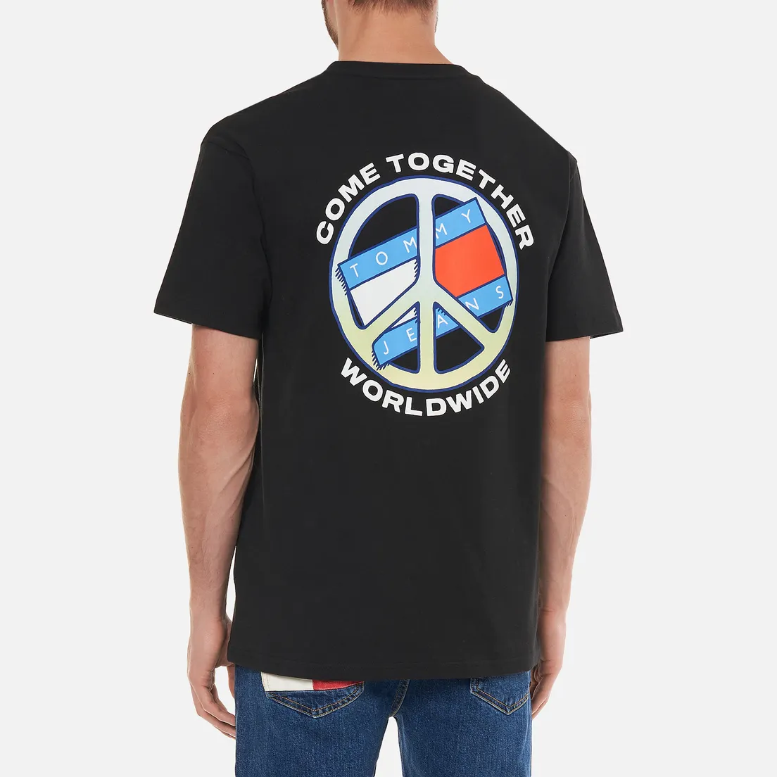 Tommy Jeans Мужская футболка Together World Peace