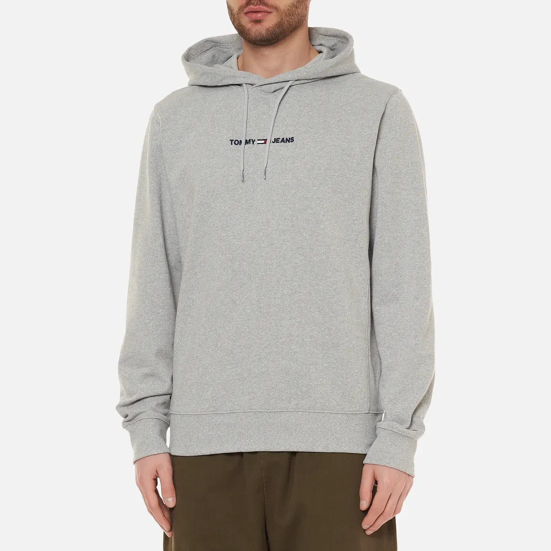 Tommy Jeans Мужская толстовка Straight Logo Hoodie