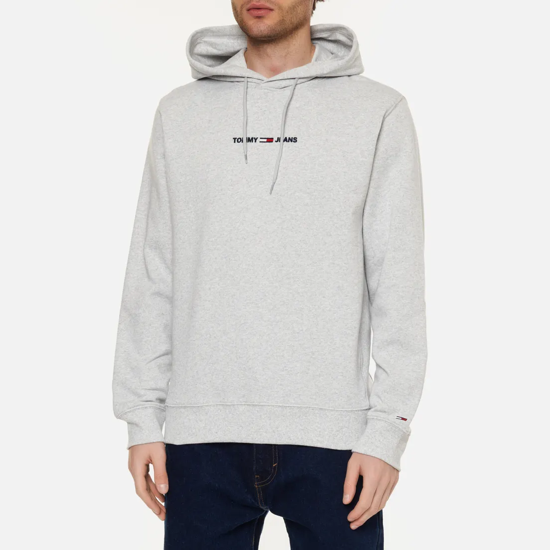 Tommy Jeans Мужская толстовка Straight Logo Hoodie