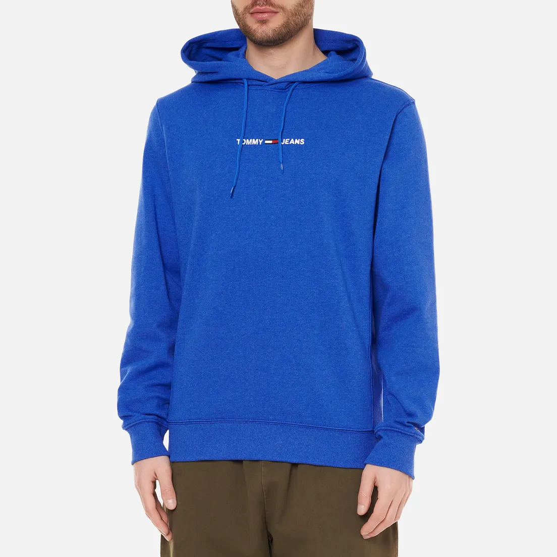 Tommy Jeans Мужская толстовка Straight Logo Hoodie