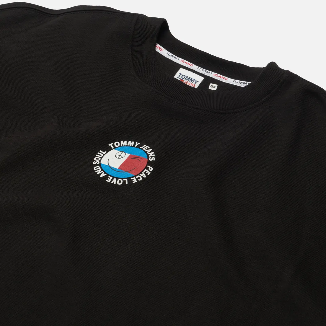 Tommy Jeans Мужская толстовка Smiley Peace Logo Crew Neck