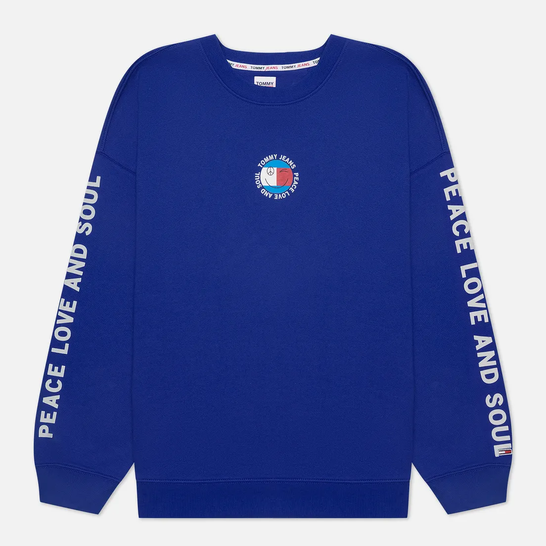 Tommy Jeans Мужская толстовка Smiley Peace Logo Crew Neck
