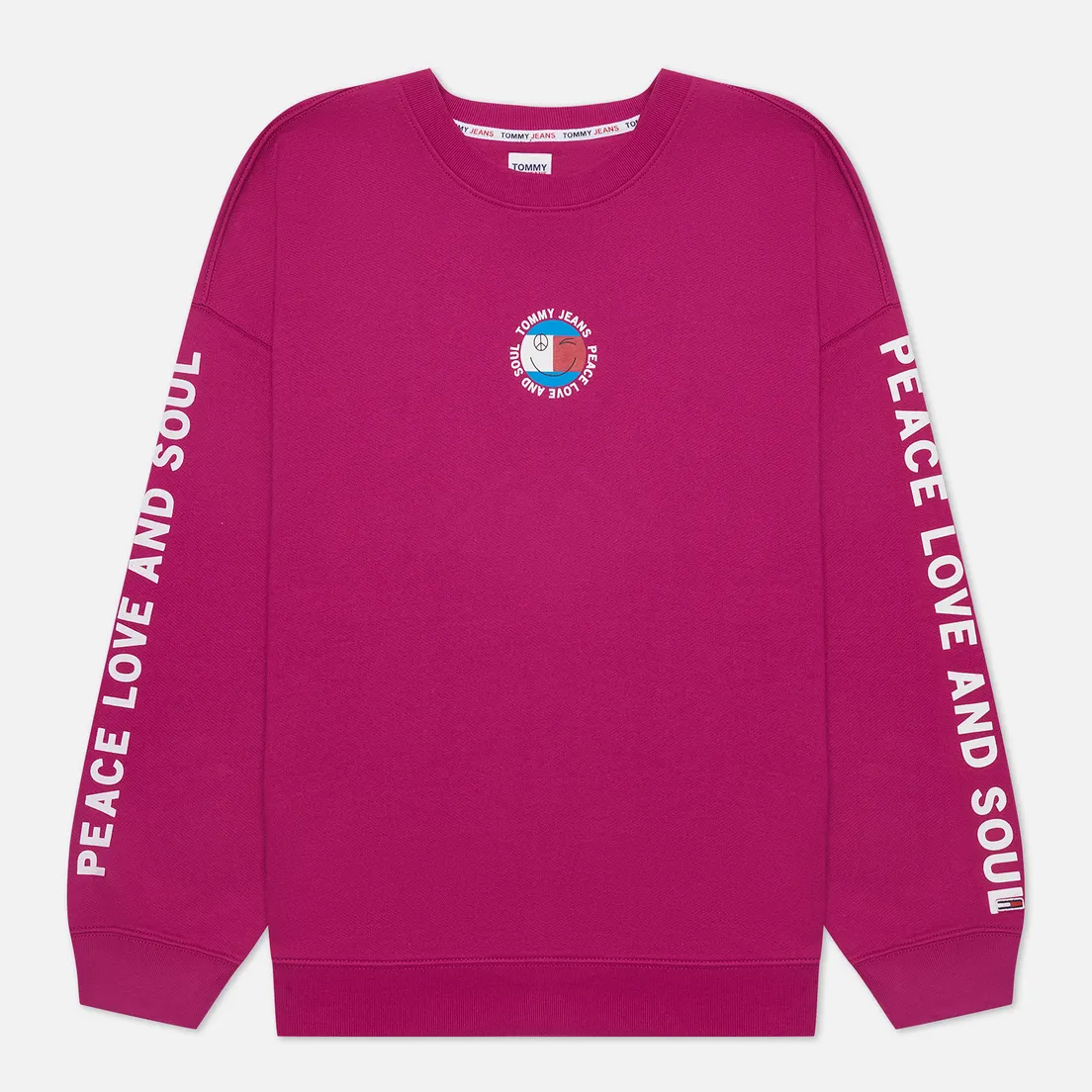 Tommy Jeans Мужская толстовка Smiley Peace Logo Crew Neck
