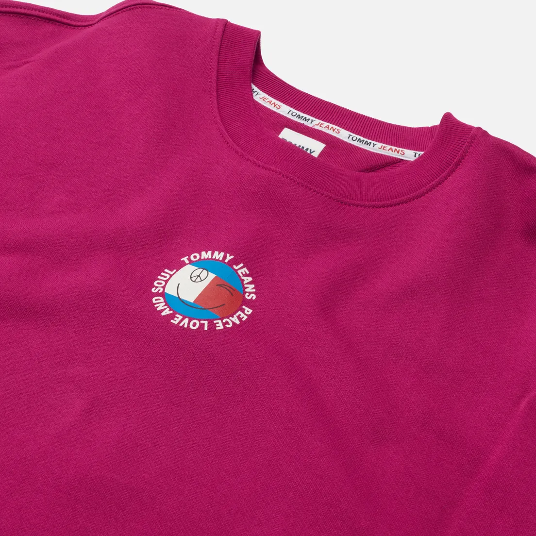 Tommy Jeans Мужская толстовка Smiley Peace Logo Crew Neck