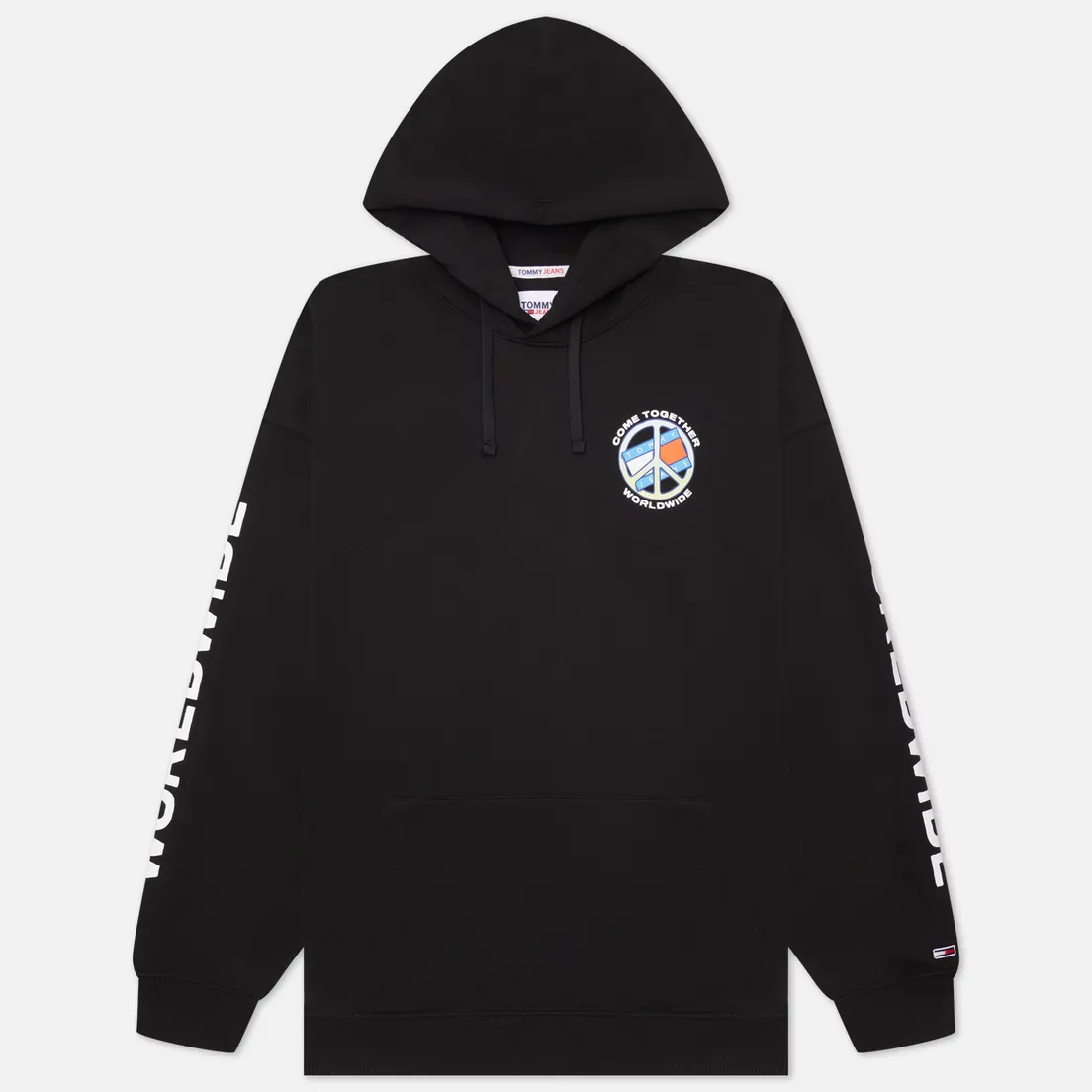 Tommy Jeans Мужская толстовка Together World Peace Hoodie