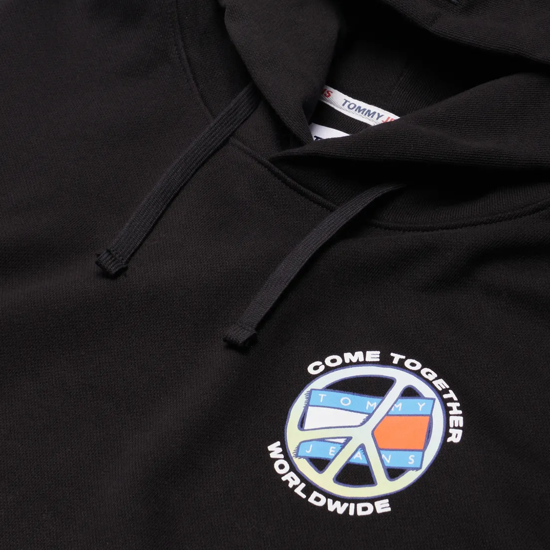 Tommy Jeans Мужская толстовка Together World Peace Hoodie