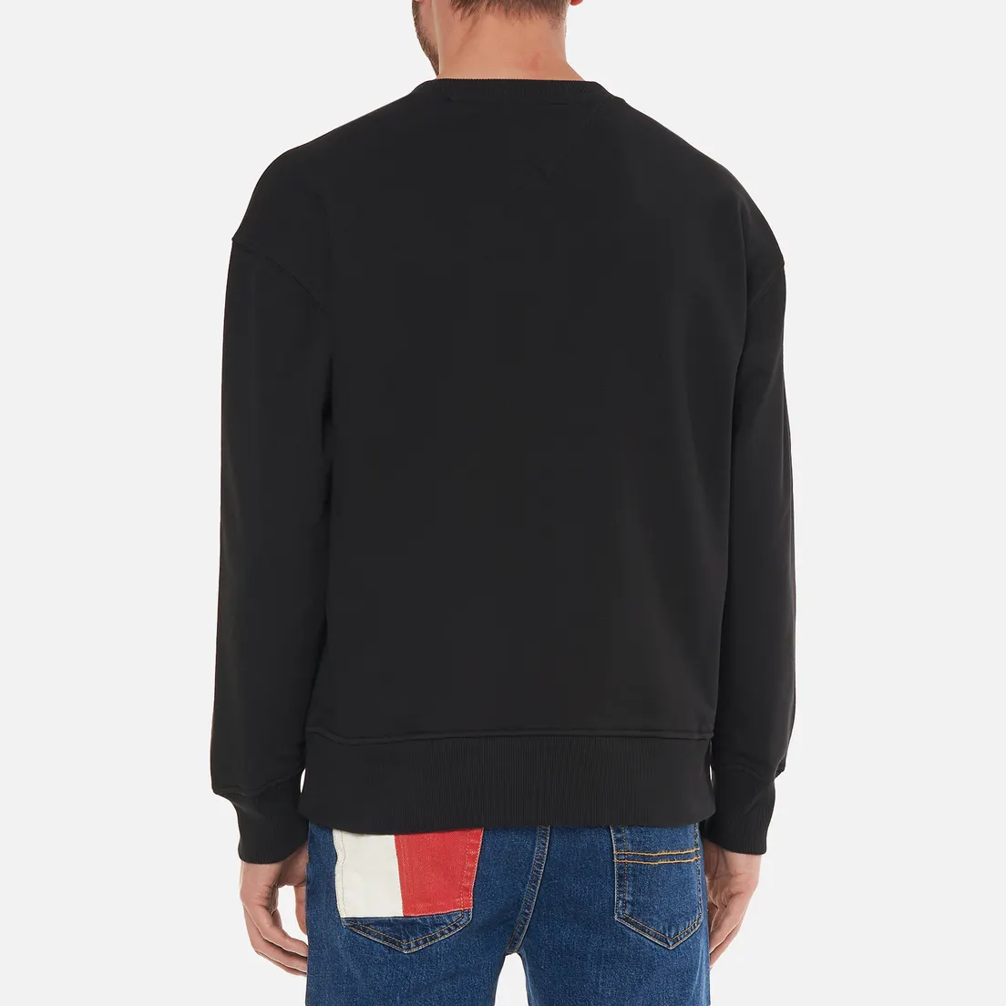 Tommy Jeans Мужская толстовка Badge Peace Crew Neck