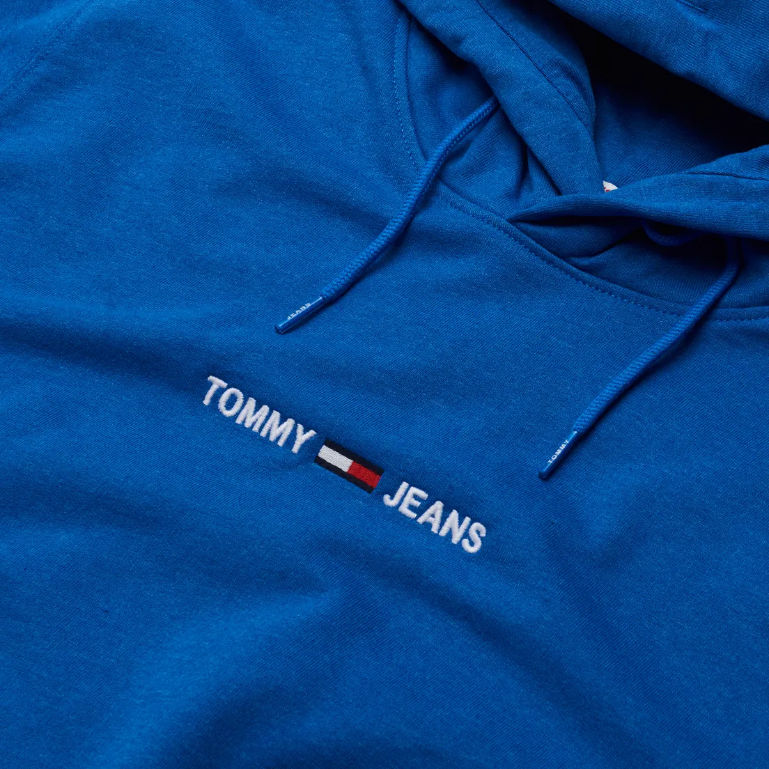 Tommy Jeans Мужская толстовка Straight Logo Heathered Hoodie