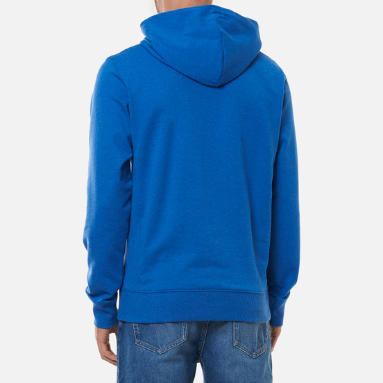 Мужская толстовка Tommy Jeans Straight Logo Heathered Hoodie Liberty Blue Heather