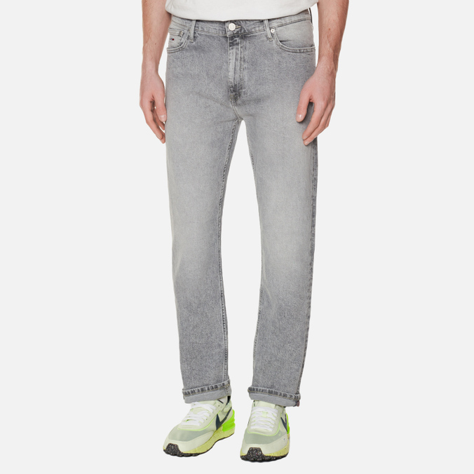 Мужские джинсы Tommy Jeans, цвет серый, размер 34/32 DM0DM120701BZ Dad Regular Tapered CE681 - фото 4