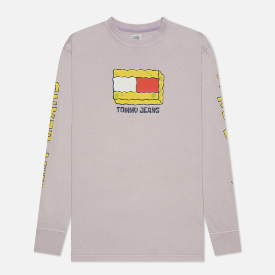 Мужской лонгслив Tommy Jeans x Sponge Bob Graphic Lilac Dawn