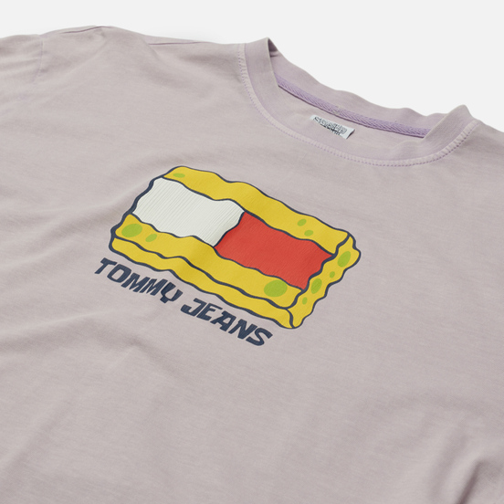 Мужской лонгслив Tommy Jeans x Sponge Bob Graphic Lilac Dawn