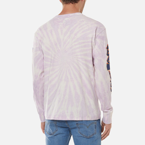 Мужской лонгслив Tommy Jeans x Space Jam Graphic 1 Tie Dye/Lilac Dawn