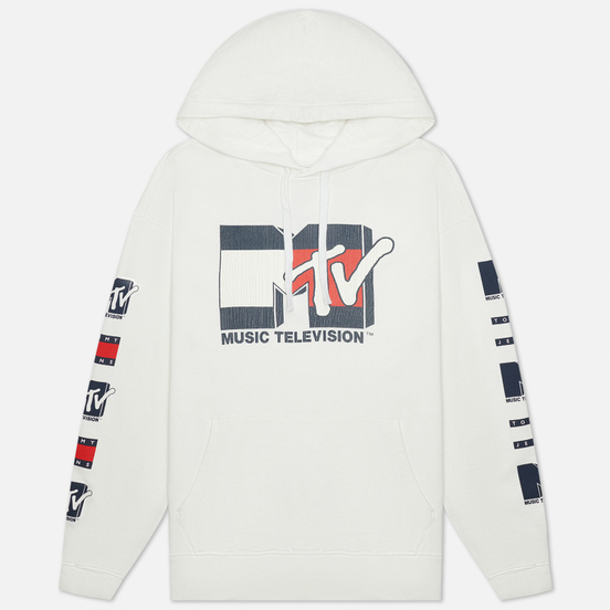 Мужская толстовка Tommy Jeans x MTV Hoodie White
