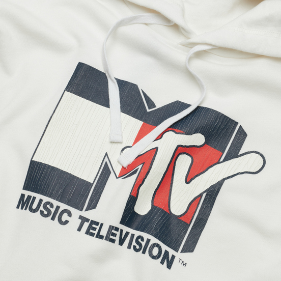Мужская толстовка Tommy Jeans x MTV Hoodie White