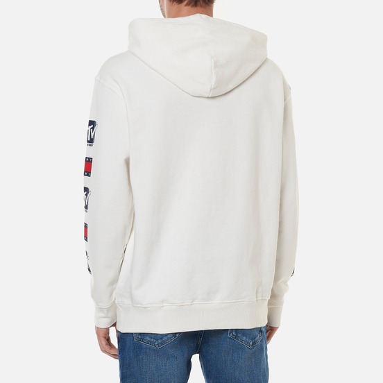 Мужская толстовка Tommy Jeans x MTV Hoodie White