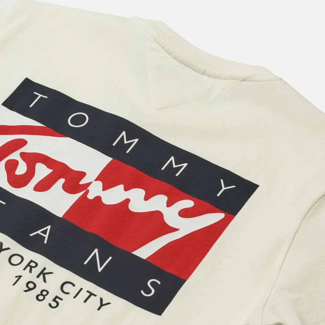 Tommy Jeans Мужская футболка Vintage Flag Signature Logo