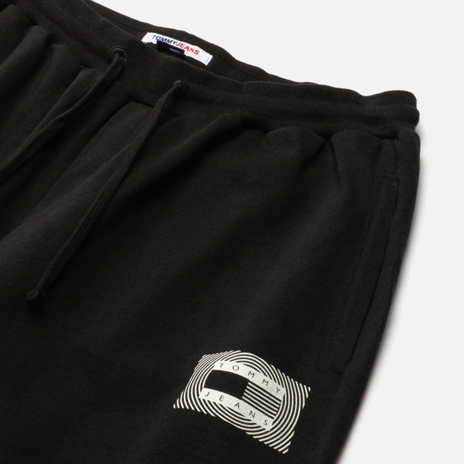 Мужские брюки Tommy Jeans, цвет чёрный, размер S DM0DM12440BDS Global Unitees Relaxed Fit Joggers - фото 2