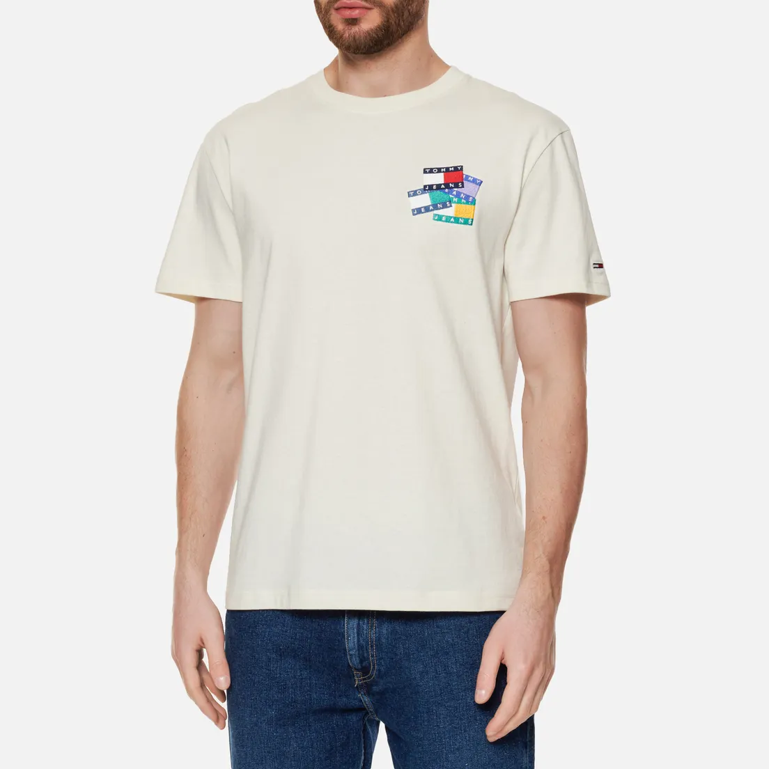 Tommy Jeans Мужская футболка Badge Overlay