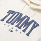 Мужская толстовка Tommy Jeans ABO Collegiate Hoodie Ivory Silk фото - 1