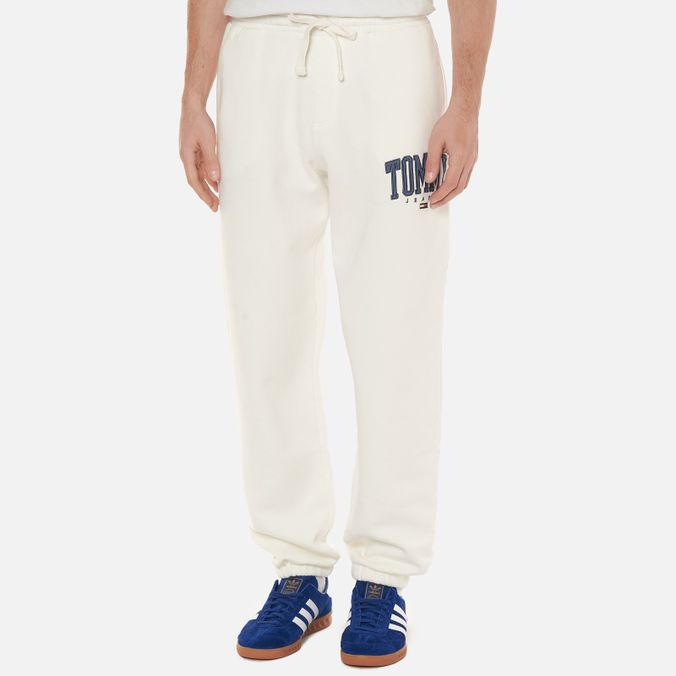Мужские брюки Tommy Jeans, цвет белый, размер XL DM0DM12548YA8 ABO Collegiate - фото 4