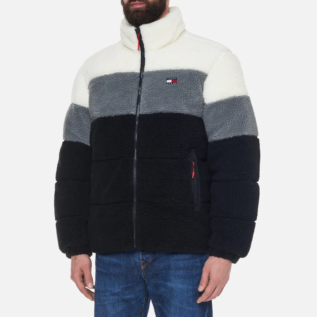 Tommy Jeans Мужской пуховик ABO Cozy Colorblock Puffer