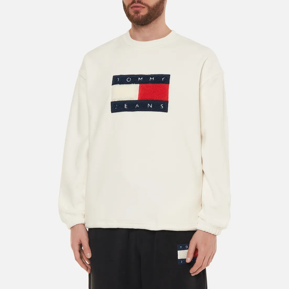 Tommy Jeans Мужская толстовка ABO Polar Fleece Crew Neck