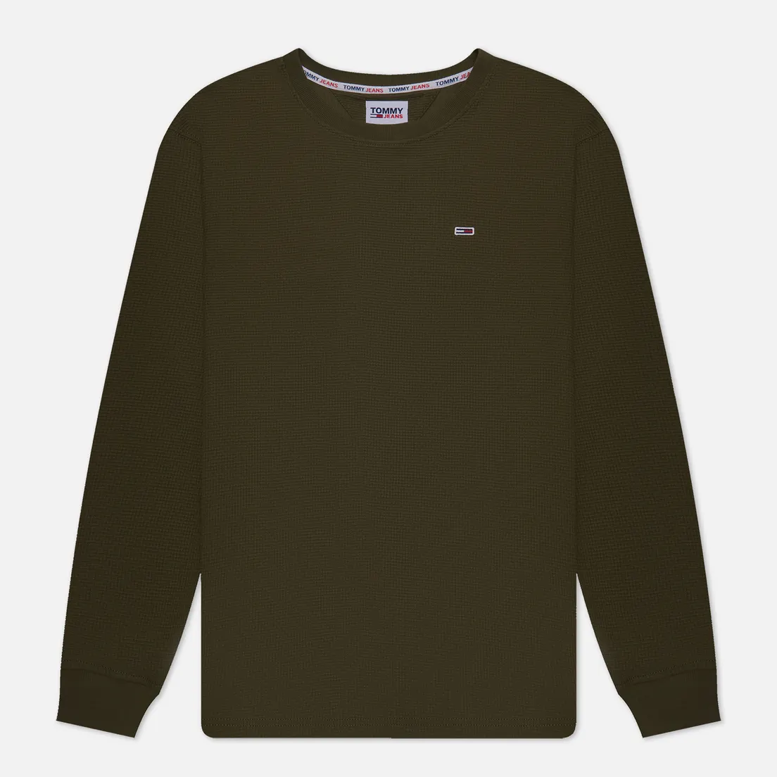 Tommy Jeans Мужской лонгслив Essential Waffle Classic
