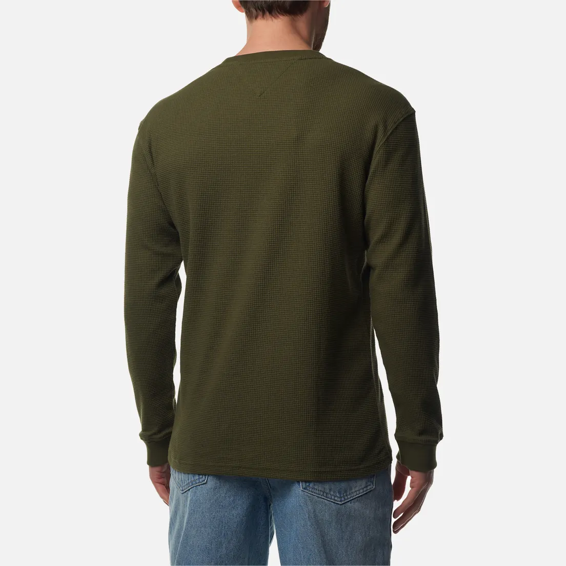 Tommy Jeans Мужской лонгслив Essential Waffle Classic