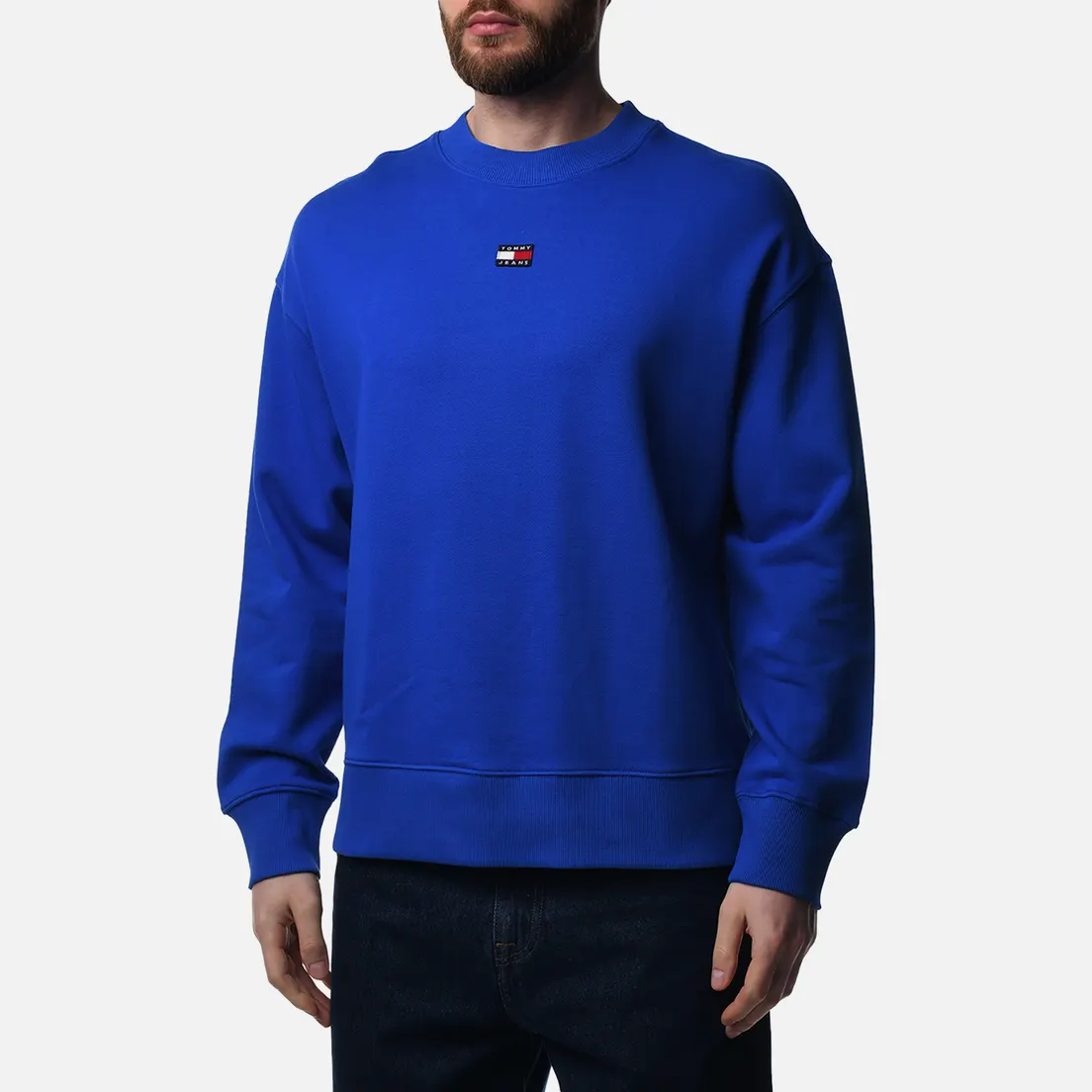 Tommy Jeans Мужская толстовка Badge Terry Relaxed Fit