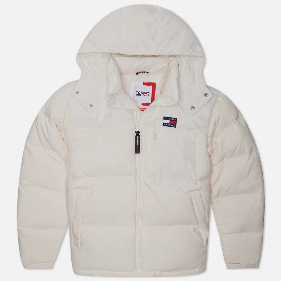 Tommy Jeans Мужской пуховик Cord Mix Alaska Puffer