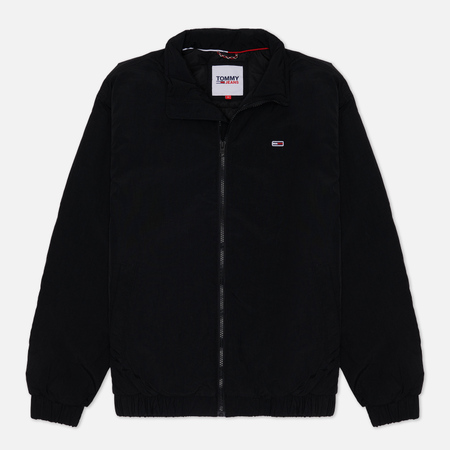 Мужская демисезонная куртка Tommy Jeans Essential Padded, цвет чёрный, размер M