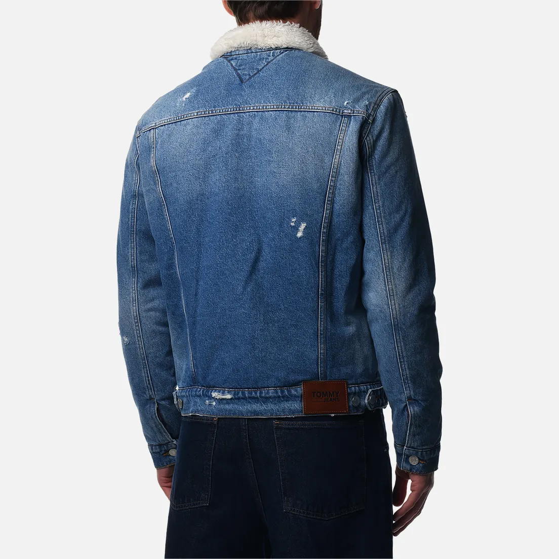 Tommy Jeans Мужская джинсовая куртка Teddy Trucker