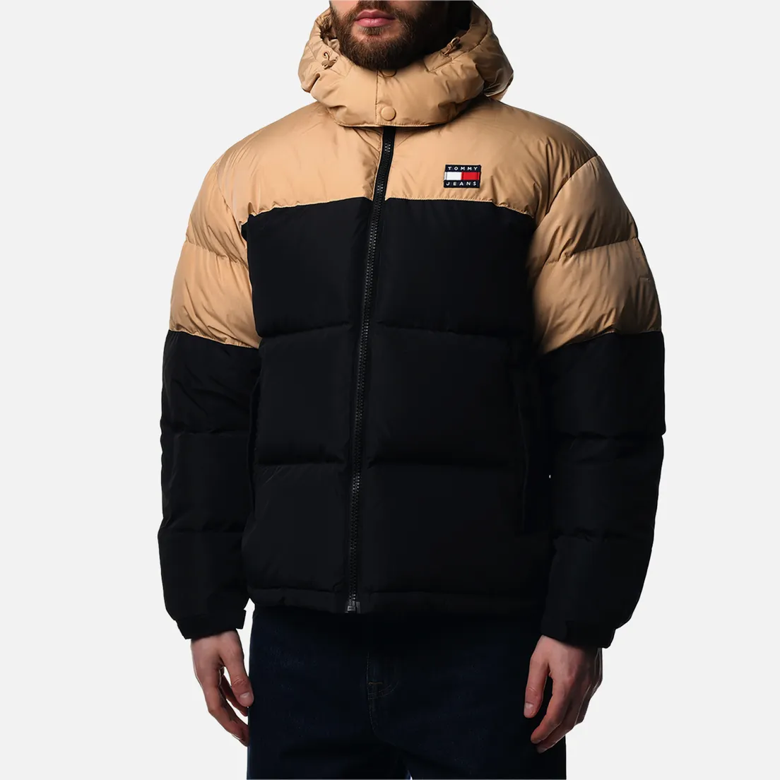 Tommy Jeans Мужской пуховик Alaska Colorblock Puffer