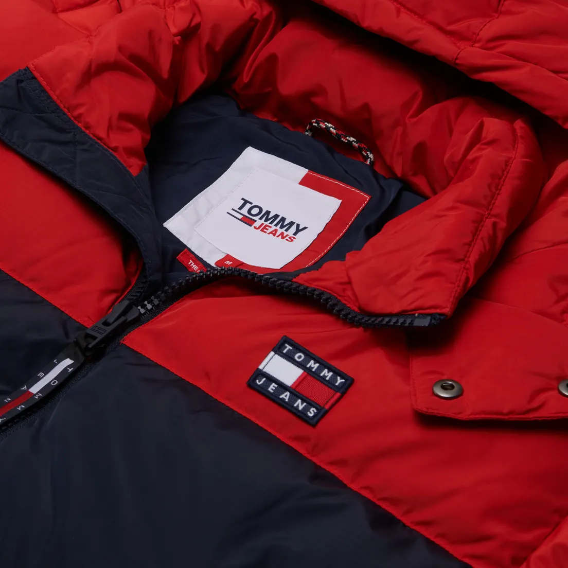 Tommy Jeans Мужской пуховик Alaska Colorblock Puffer