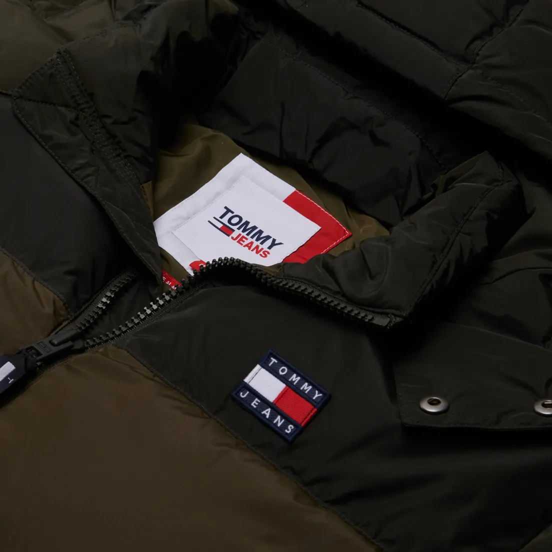Tommy Jeans Мужской пуховик Alaska Colorblock Puffer