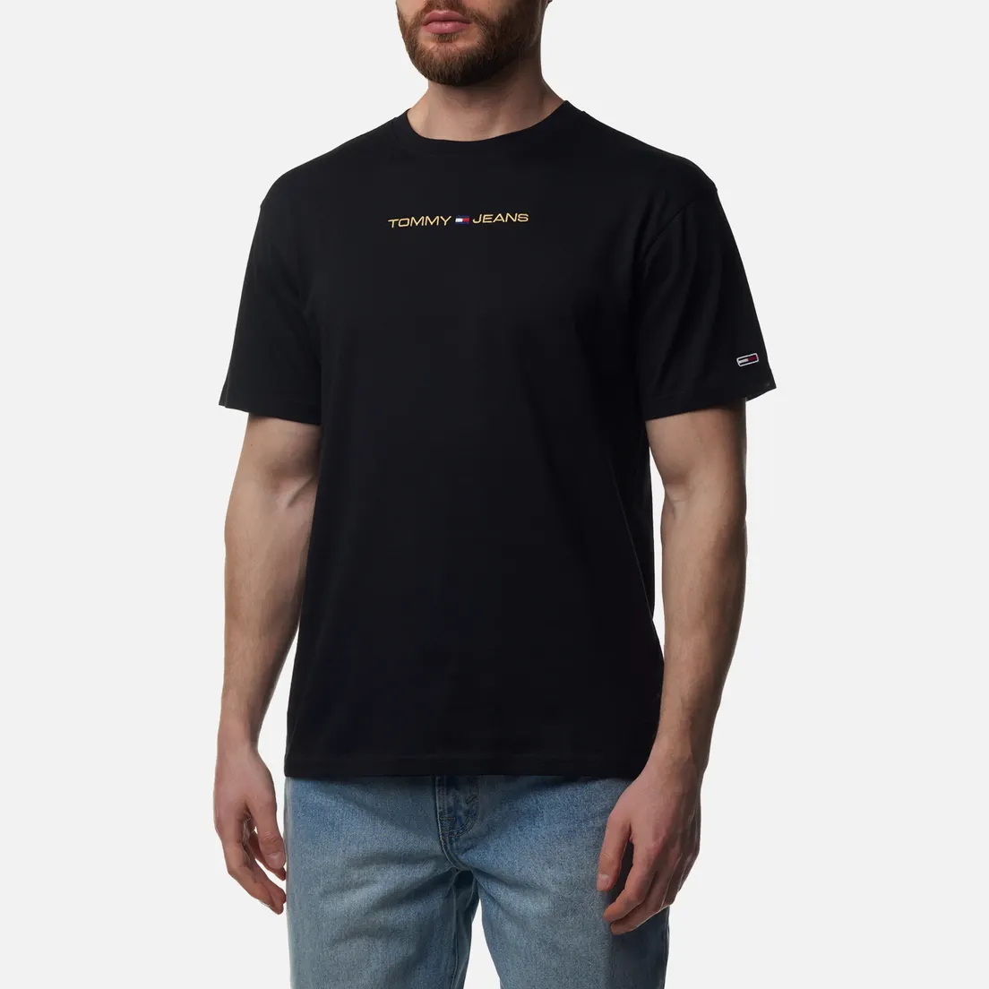 Tommy Jeans Мужская футболка Classics Gold Linear