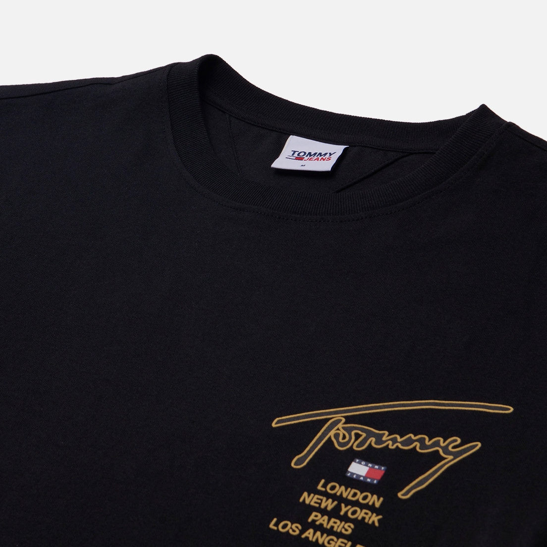 Tommy Jeans Мужская футболка Classics Gold Signature Back