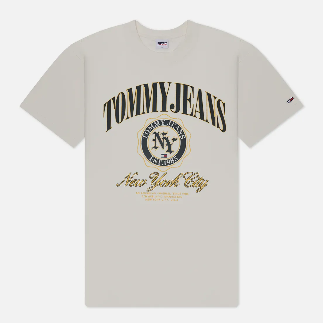 Tommy Jeans Мужская футболка Relaxed Luxe Varsity 2