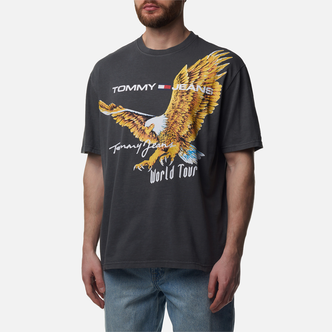 Tommy Jeans Мужская футболка Script Vintage Eagle