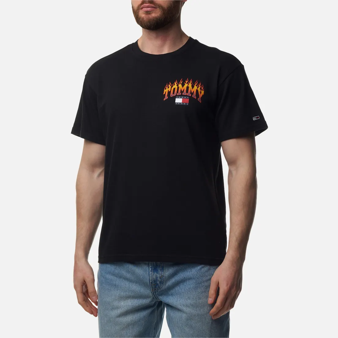 Tommy Jeans Мужская футболка Relaxed Vintage Flame