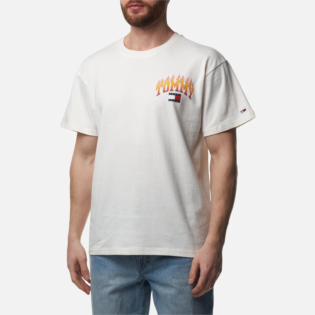 Tommy Jeans Мужская футболка Relaxed Vintage Flame
