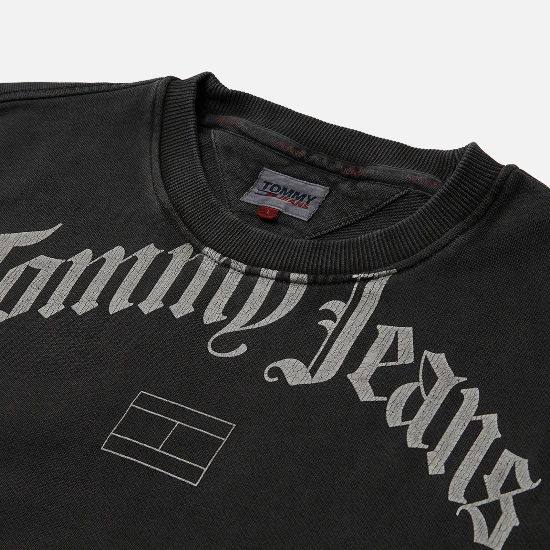 Tommy Jeans Мужская толстовка Relaxed Grunge Arch Crew Neck